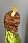 Feather hair comb