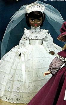 Vogue Dolls - Miss Ginny - Brides - Lace Gown - African American - Poupée
