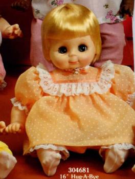 Vogue Dolls - Hug-A-Bye Baby - Orange Dress - кукла