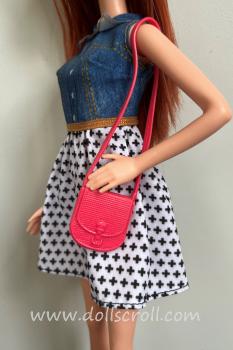 Mattel - Barbie - Barbie Fashionista - Jean Shirt and Black and White Skirt - Poupée