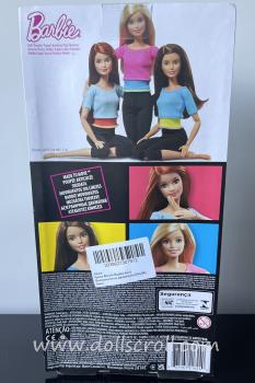 Mattel - Barbie - Barbie Made To Move Doll with Purple Top - Poupée