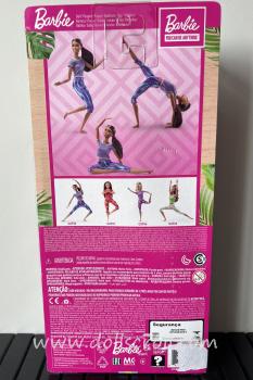 Mattel - Barbie - Made to Move - Yoga - African American (Purple Pants) - Doll