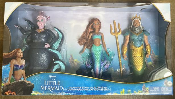 Mattel - The Little Mermaid - Ariel, King Triton & Ursula 3-Pack - кукла (Amazon)