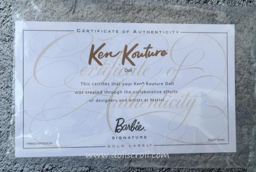 Mattel - Barbie - Ken Kouture - Doll #1 - Doll