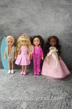 Mattel - Barbie - Barbie The Movie -  Chelsea Small Doll 4-Pack - Doll