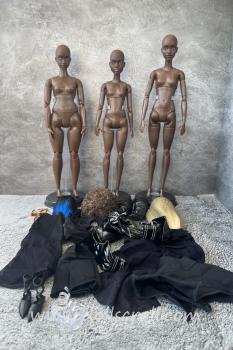 Mattel - Barbie - Barbie Basics - You Create - Wave 1: Black - Deluxe Kit 003 - Doll