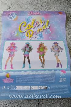 Mattel - Barbie - Color Reveal - Barbie - Wave 18: Disco Star - Hispanic - кукла