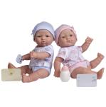 JC Toys/Berenguer - La Newborn - Blue and Pink Themed Twins