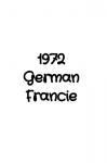 1972 German Francie