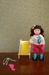 Galoob - Bouncin' Kids - Skatin' Kid and her Beach Chair