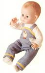 Vogue Dolls - Ginny Baby - Denim Romper - 16" - Sculptured Hair