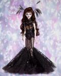 Wilde Imagination - Evangeline Ghastly - Black Diamond Evangeline - Resin