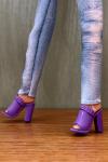 in purple