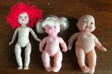 Vogue Mini Ginny, Cititoy Li'l Baby and Berenguer/JC Toys Mini Nursery Playset Baby
