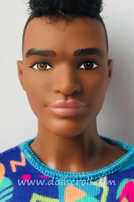 2020 Fashionistas Graphic Purple Ensemble Ken