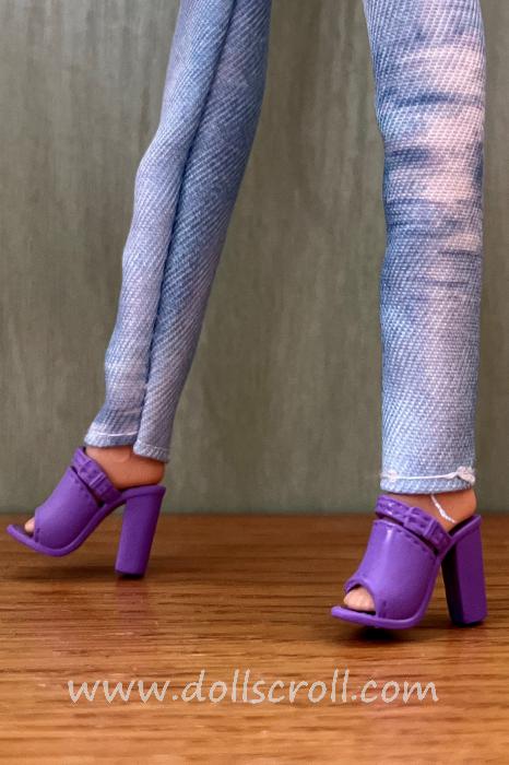 Open-toe Mules with Buckles