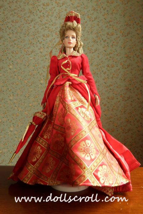 Tonner - Alice in Wonderland - Royal Portrait Queen of Hearts ( FAO Exclusive) - Outfit