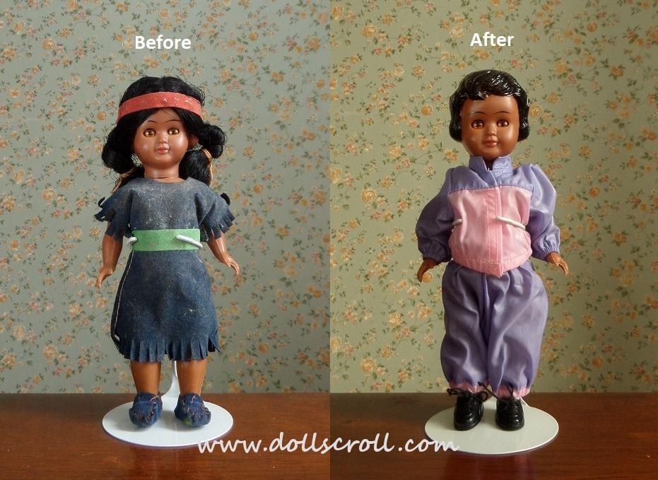Unknown celluloid doll turned into a boy